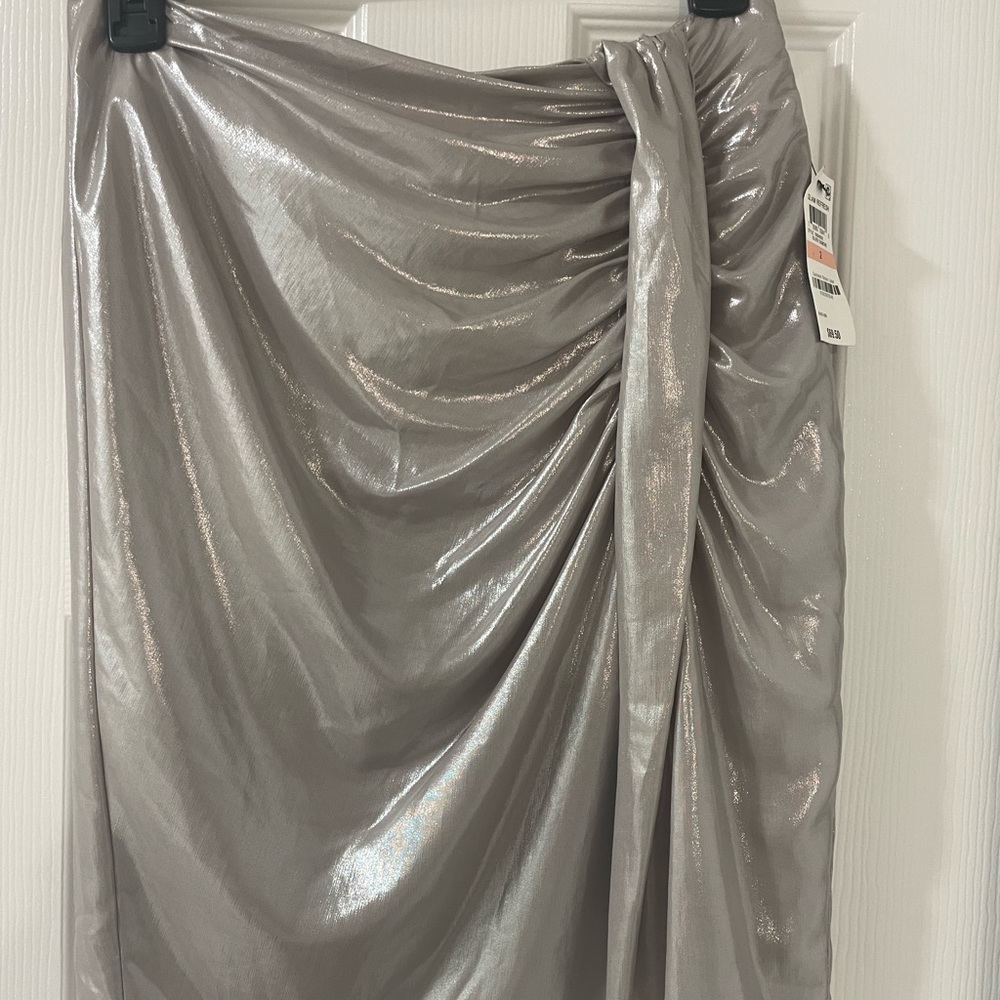 Glam Short INC cocktail skirt.  Shimmers light material.